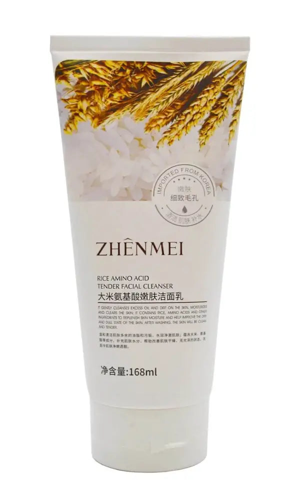 ZHENMEI Rice Amino Acid  Tender Facial Cleanser 168ml