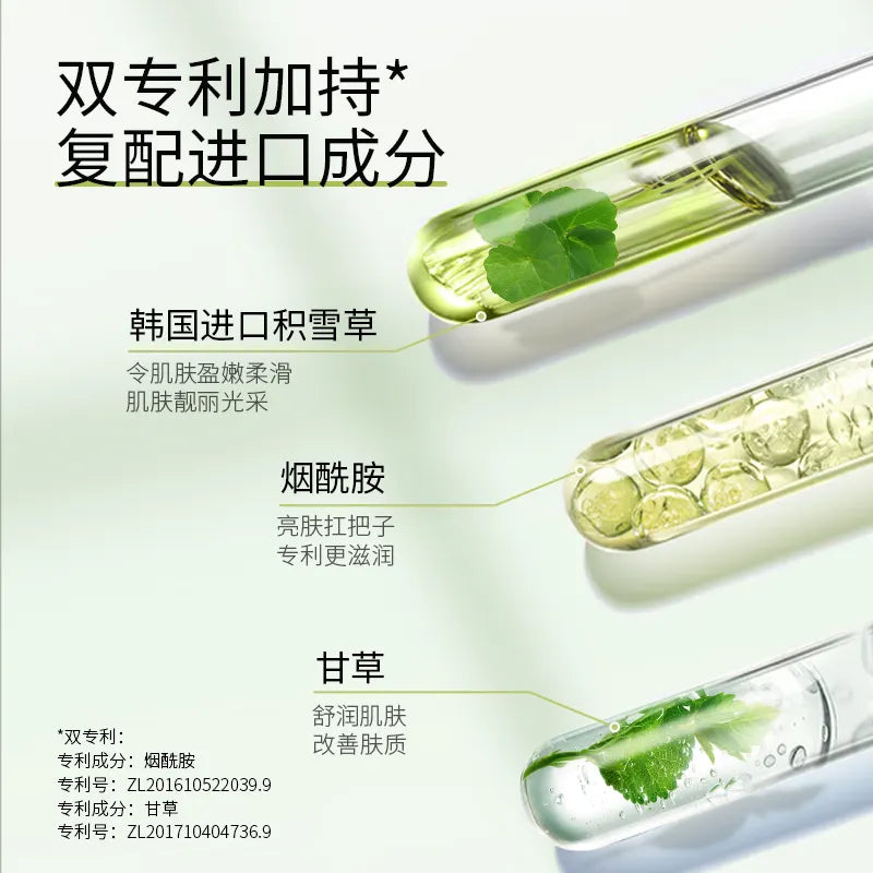 ZHIDUO Green Tea Tree Centella Asiatica Nicotinamide Skin Care Set