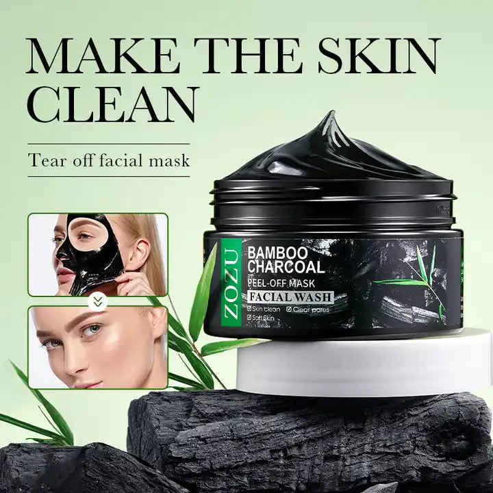 ZOZO Bamboo Charcoal Peel Off Blackhead Removal Clay Mask 100g