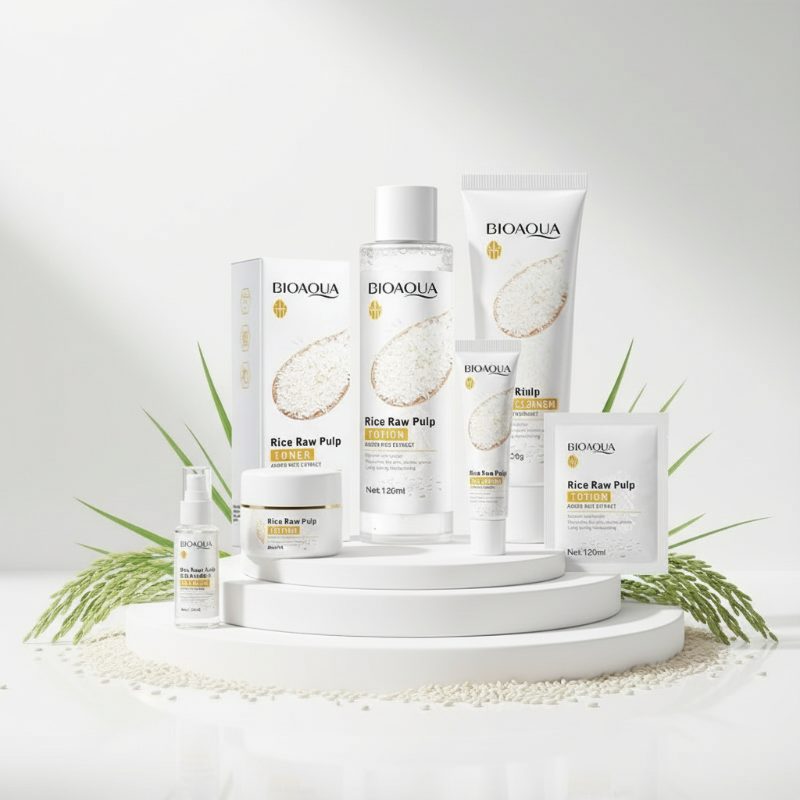 BIOAQUA Rice Raw Pulp Series - Exact Products Refined Design