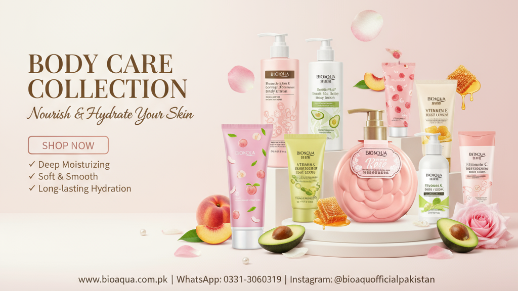 Body Care Collection - Extra Wide Banner with Exact Products