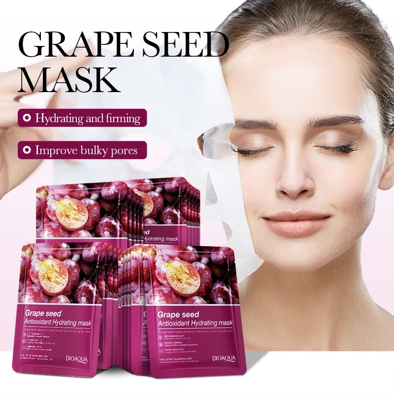 Bioaqua Grape Seed Antioxidant Hydrating Facial Sheet Mask