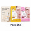BIOAQUA Pack of 3 Moisturizing Anti Aging Face Sheet Mask