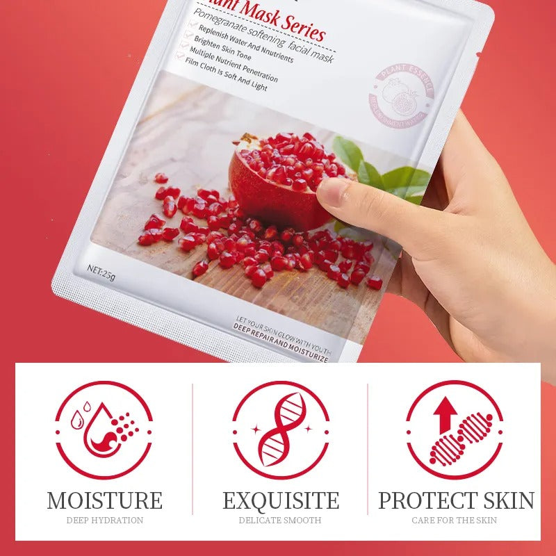 SADOER Pomegranate Softening Face Sheet Mask