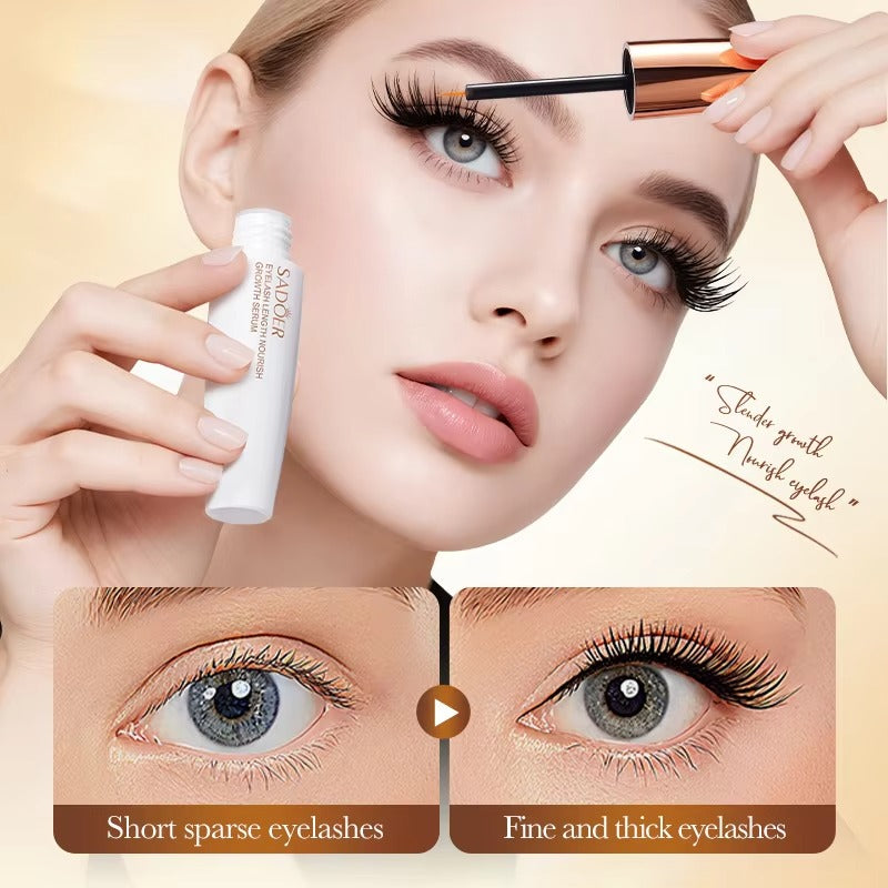 SADOER Eyelash Growth Serum - Lengthen & Strengthen Lash Serum - 10ml