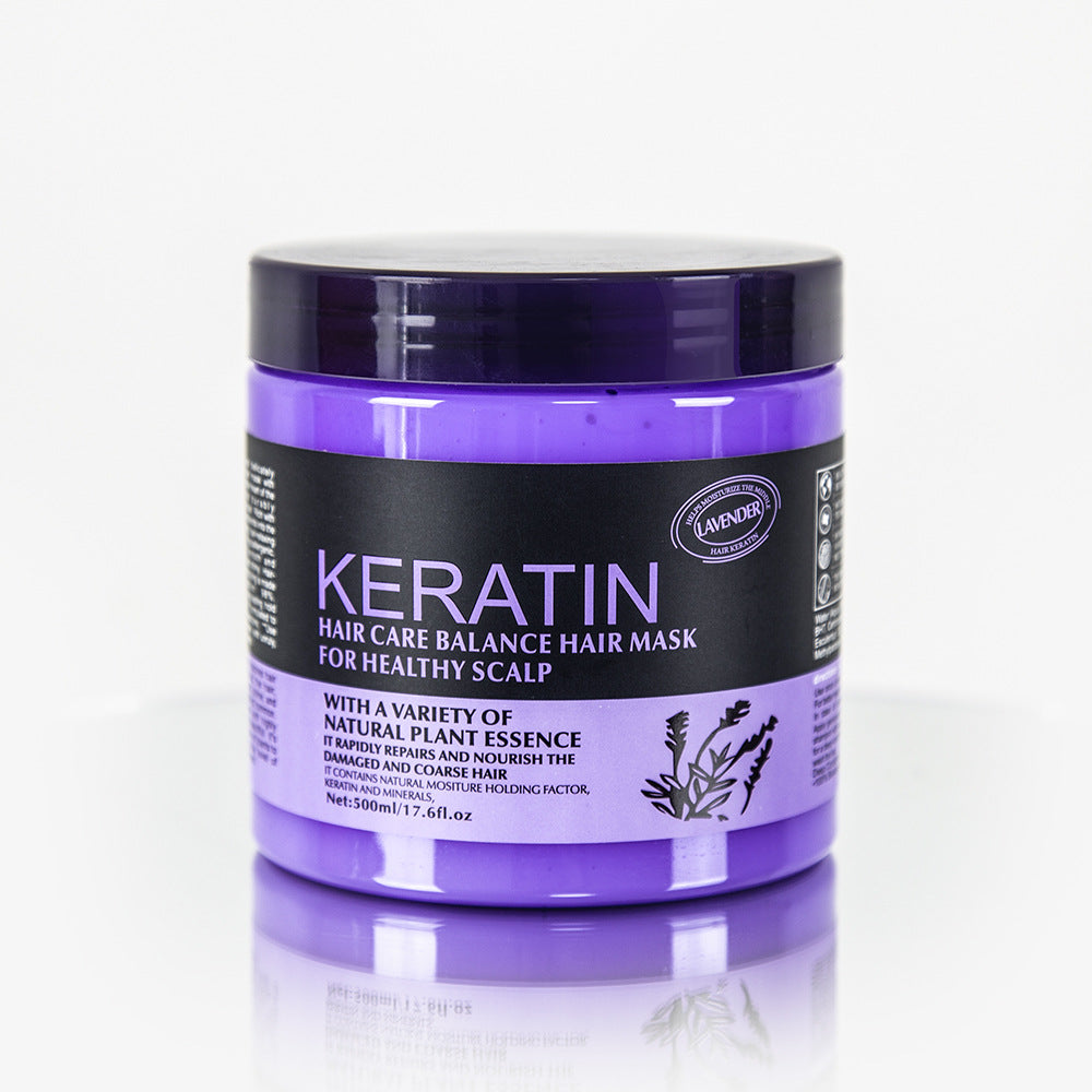 Lavender Hair Care Balance Keratin Hair Mask & Hair Treatment for Healthy Scalp 500 ml (Original)