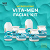 Skir Pro Salon Vita Men’s Facial Set – Complete Grooming Kit for All Skin Types