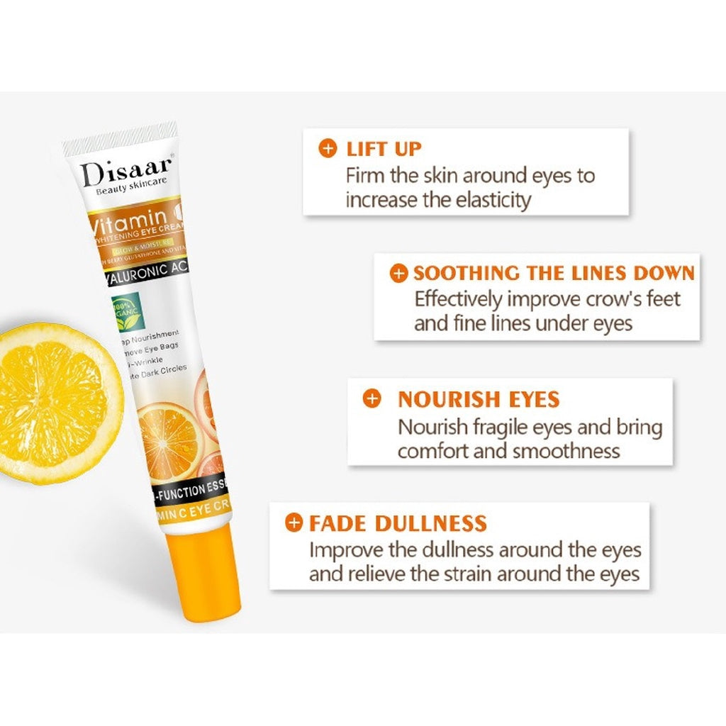 DISAAR Vitamin C Anti-Aging Eye Cream For Dark Circles 25g DS51994
