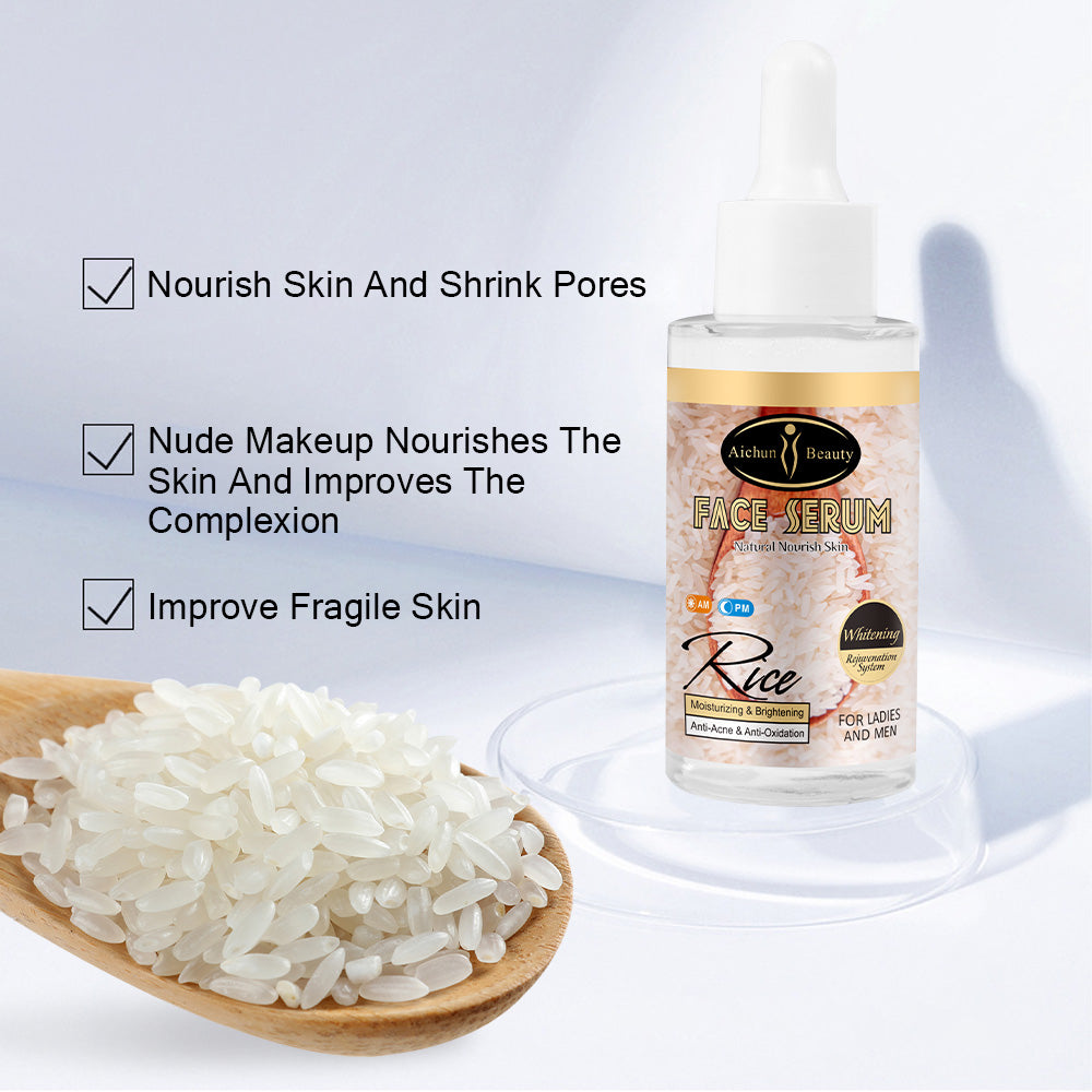 Aichun Beauty Moisturizing, Brightening and Anti Acne Rice Face Serum AC3122
