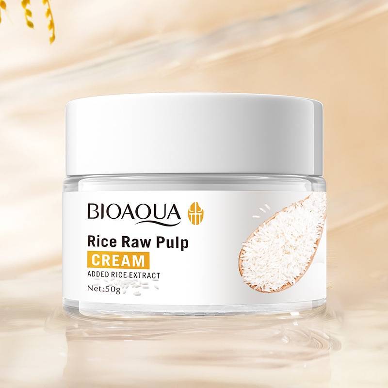 BIOAQUA Rice Raw Pulp Face Cream 50g | Moisturizing & Hydrating Facial ...
