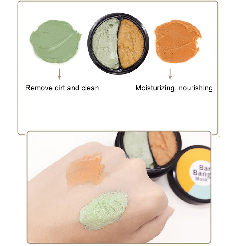 BIOAQUA Double Color Face Mask for Cleansing - BanBang Mud Mask