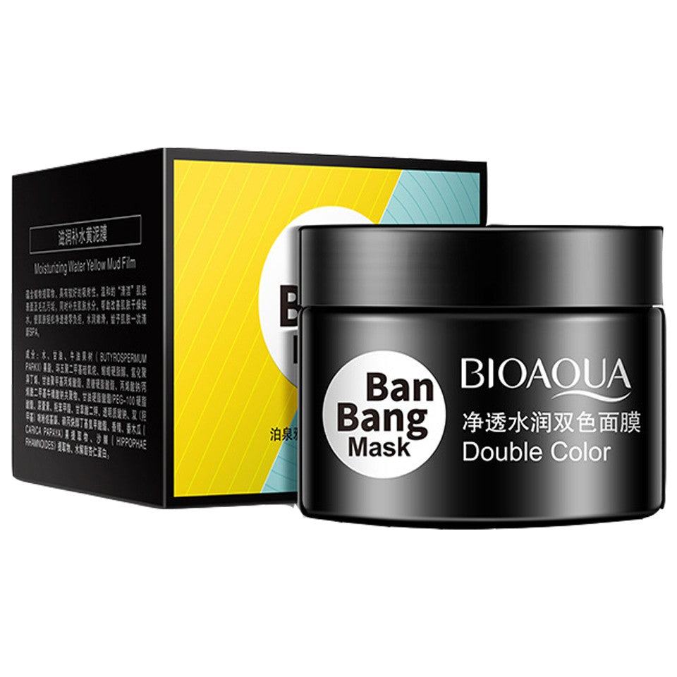 BIOAQUA Double Color Face Mask for Cleansing - BanBang Mud Mask