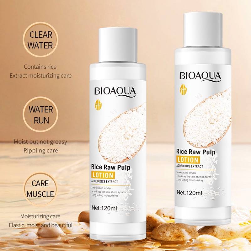 Bioaqua Rice Raw Pulp Lotion - Perfect Moisturizer for Facial Skin