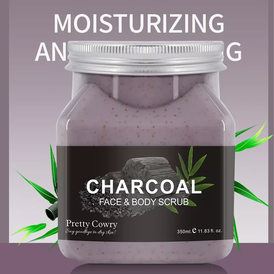 Cool Day's Deep Cleansing Exfoliator Charcoal Face and Body scrub 350ml