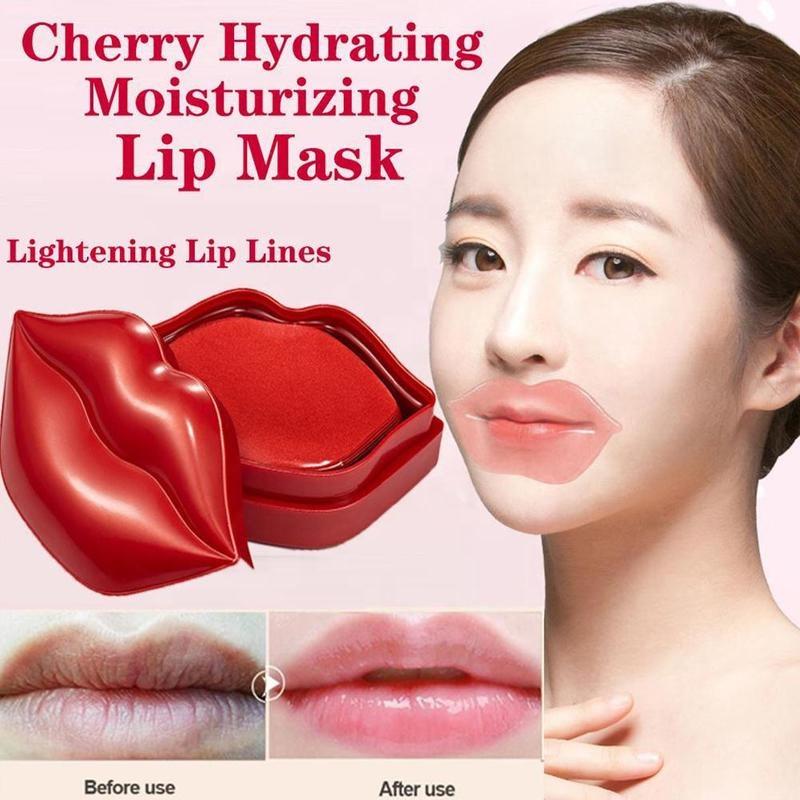 Bioaqua Cherry Collagen Lip Moisturizing Lip Mask (20Pcs) 60g