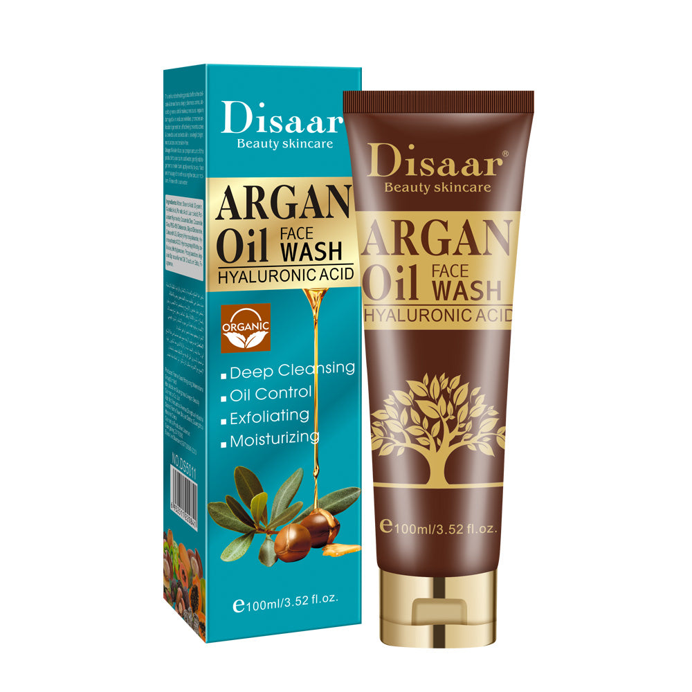 DISAAR Argan Oil Hyaluronic Acid Deep Cleansing Face Wash 100ml DS5011