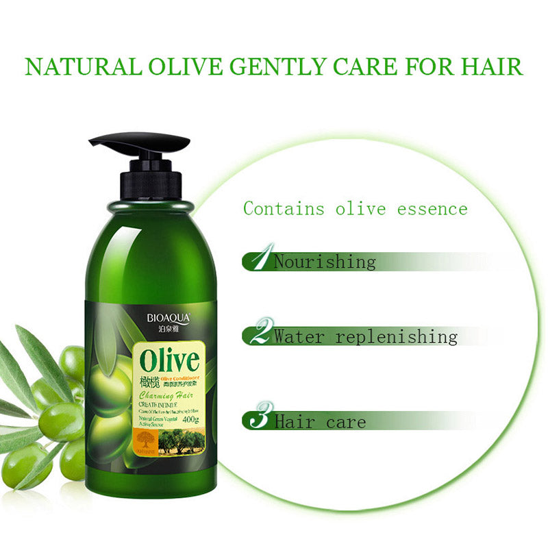 BIOAQUA Olive Hair Conditioner Repair Damaged Hair Conditioner 400g