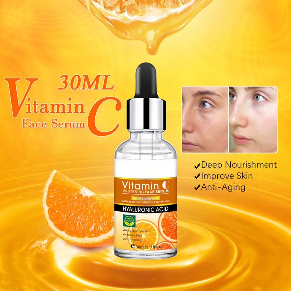 DISAAR Vitamin C Whitening Face Serum 30ml | Glutathione + Hyaluronic Acid 