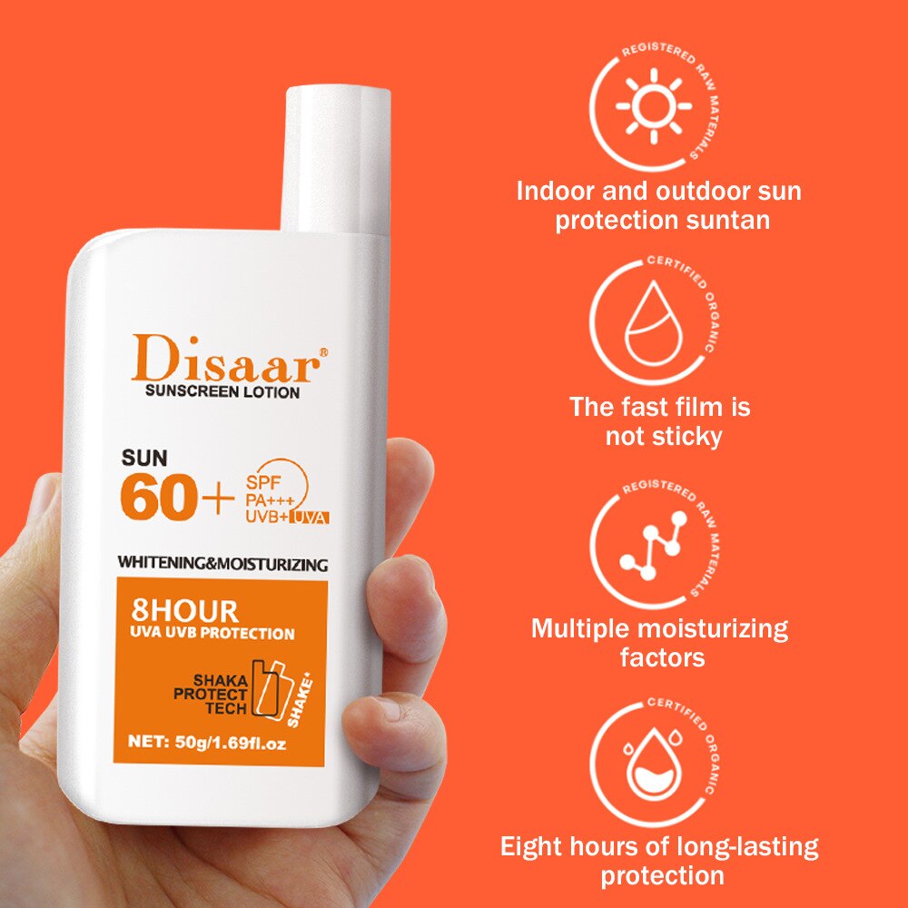 Disaar Whitening and Moisturizing Sunblock Sunscreen Lotion SPF 60