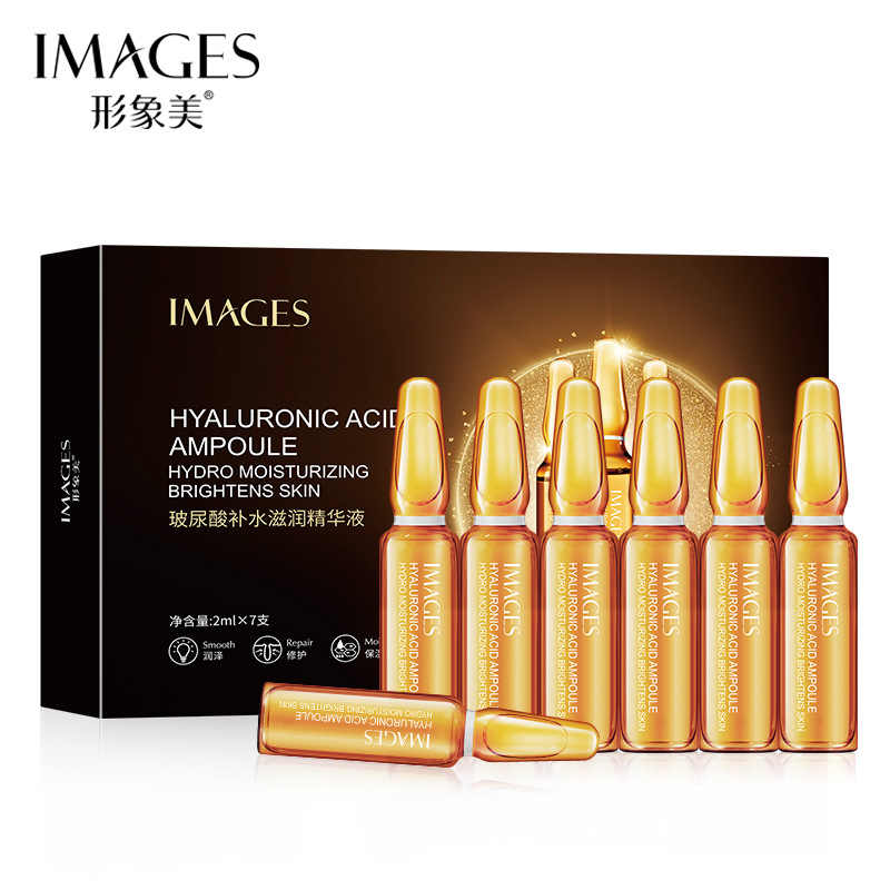 Images 7Pcs Hyaluronic Acid Ampoule Face Serum