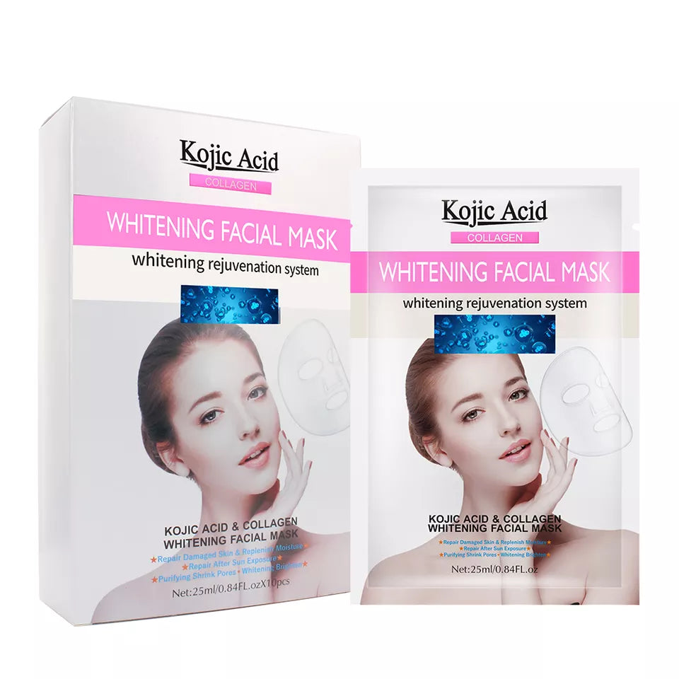 GUANJING Kojic Acid Collagen Anti-Aging Whitening Facial Mask GJ7004