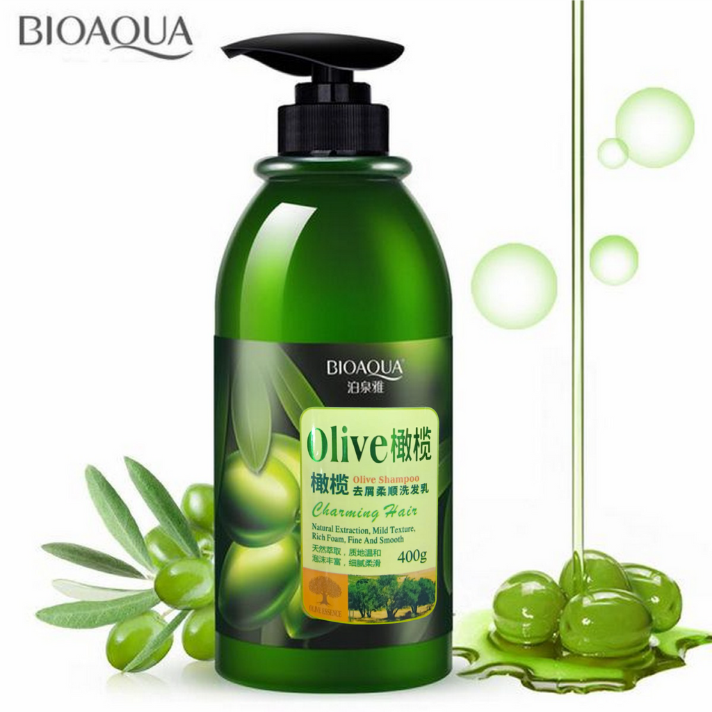 Bioaqua Natural Extraction Olive Anti Dandruff Silky Shampoo 400ml