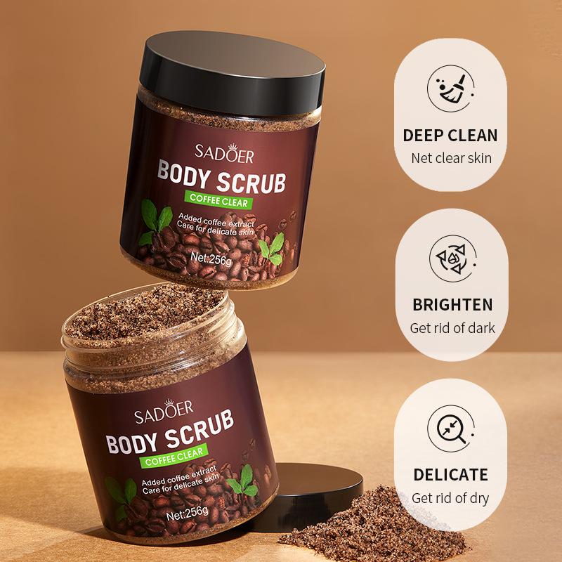 SADOER Coffee Clear Moisturizing and Softening Body Scrub 200g