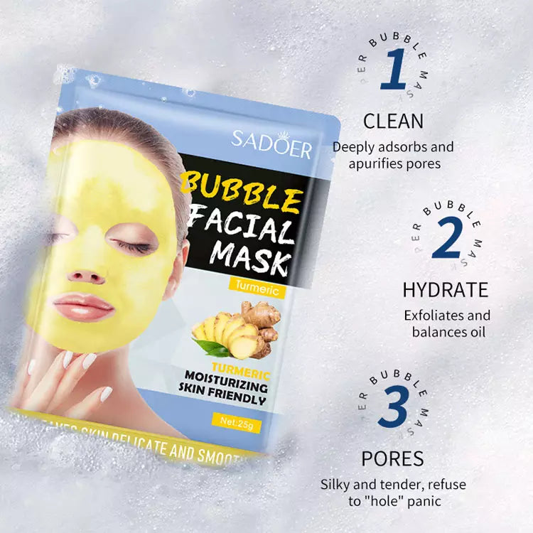 SADOER Moisturizing Tender Bubble Facial Sheet Mask
