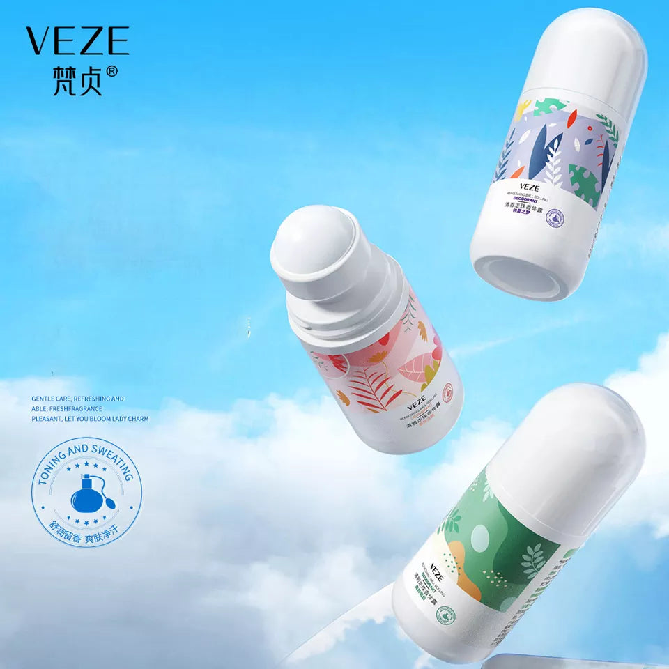 VEZE Refreshing Natural Fragrance Ball Rolling Deodorant 50ML