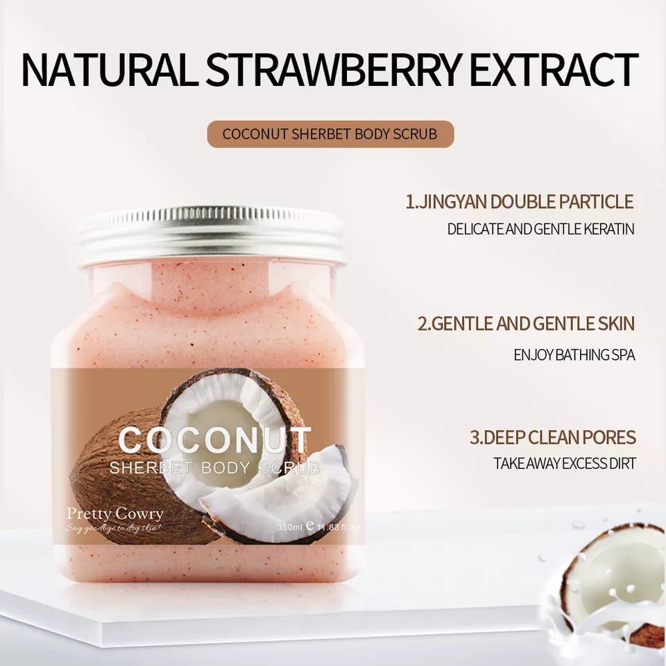 Cool Day's Deep Cleansing Exfoliator Coconut Face and Body scrub 350ml