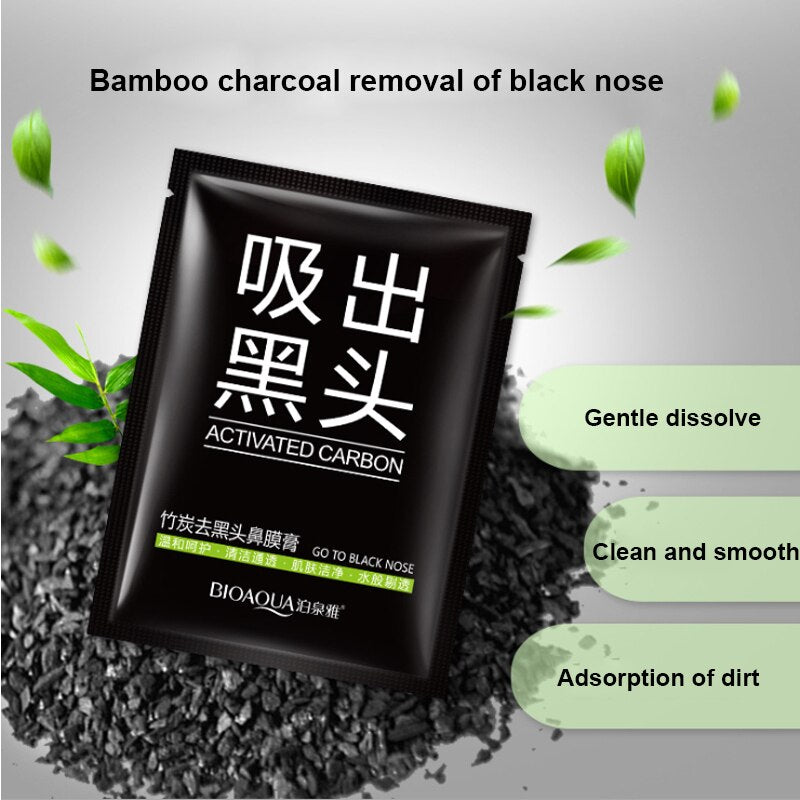 BIOAQUA Activated Carbon Nose Blackhead Remover Mask 10Pcs