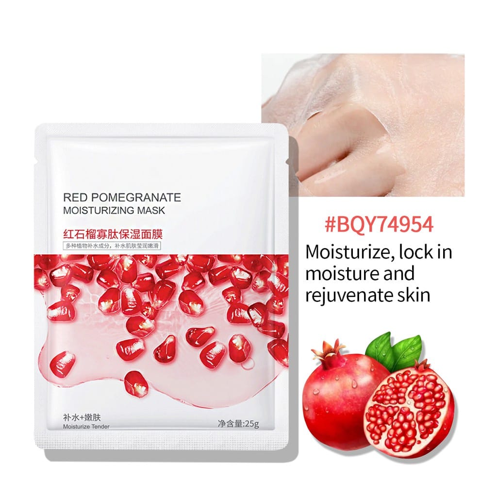BIOAQUA Red Pomegranate Moisturizing Face Sheet Mask