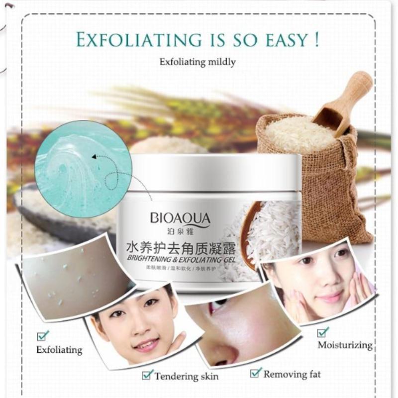 BIOAQUA Brightening & Exfoliating Rice Gel Face Scrub BQY7519