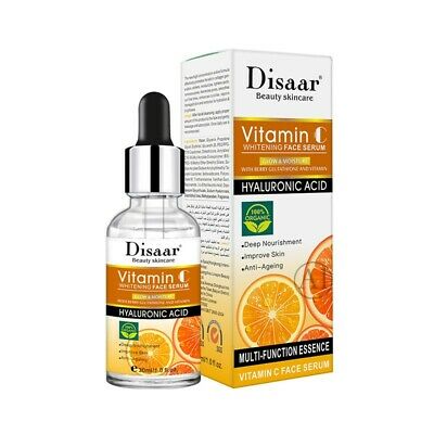 Disaar Vitamin C Hyaluronic Acid Whitening Anti Aging Face Serum