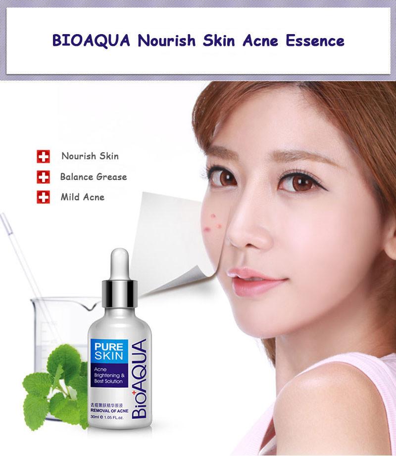 BIOAQUA 2 Pcs Anti Acne Removal Face Cream & Acne Removal Serum
